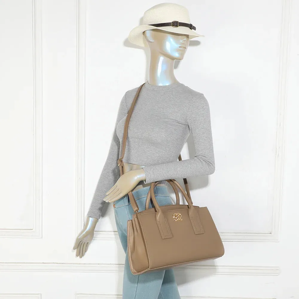 Gallantry La Déliane sac à main taupe lisse