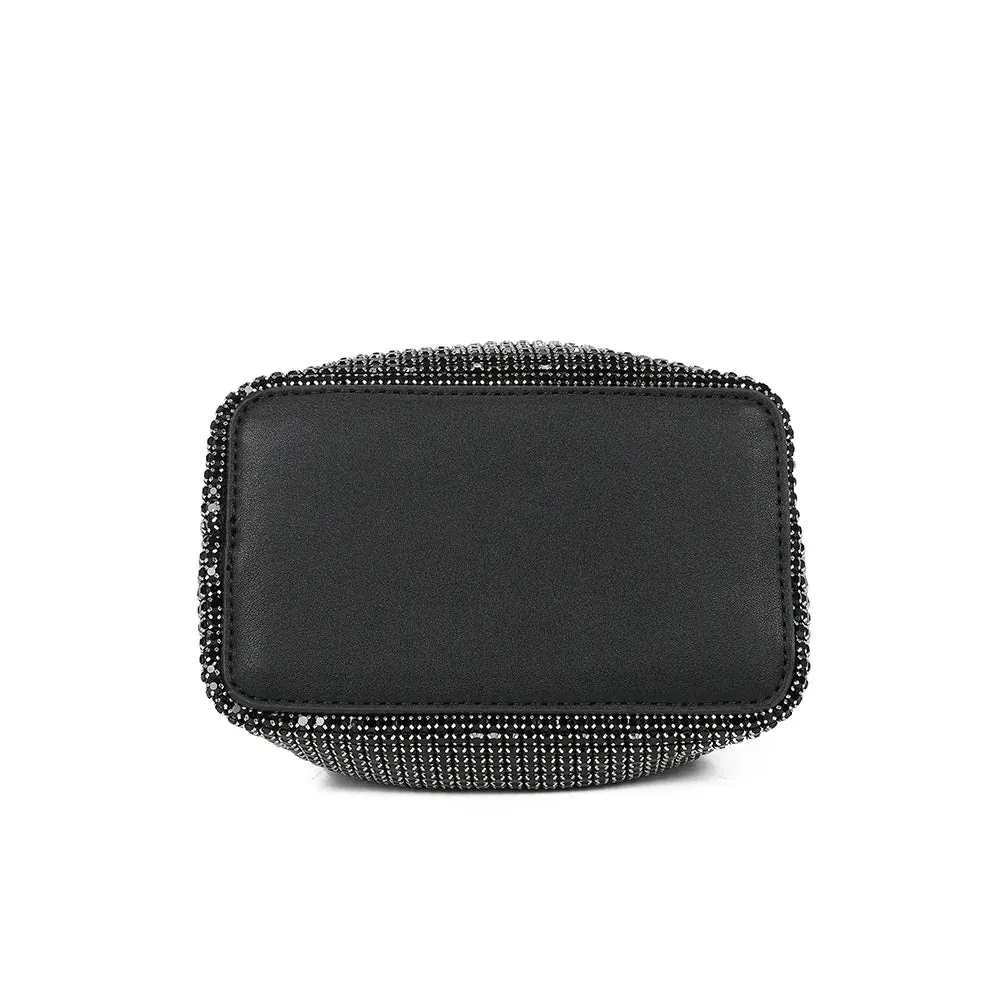Gallantry Paris Wendy Sac Seau Strass Noir soirée