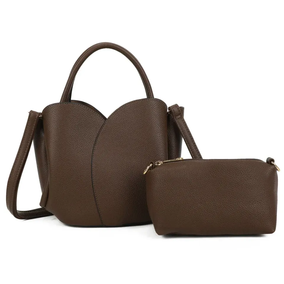 Gallantry La Pétalia sac à main Coffee pétale