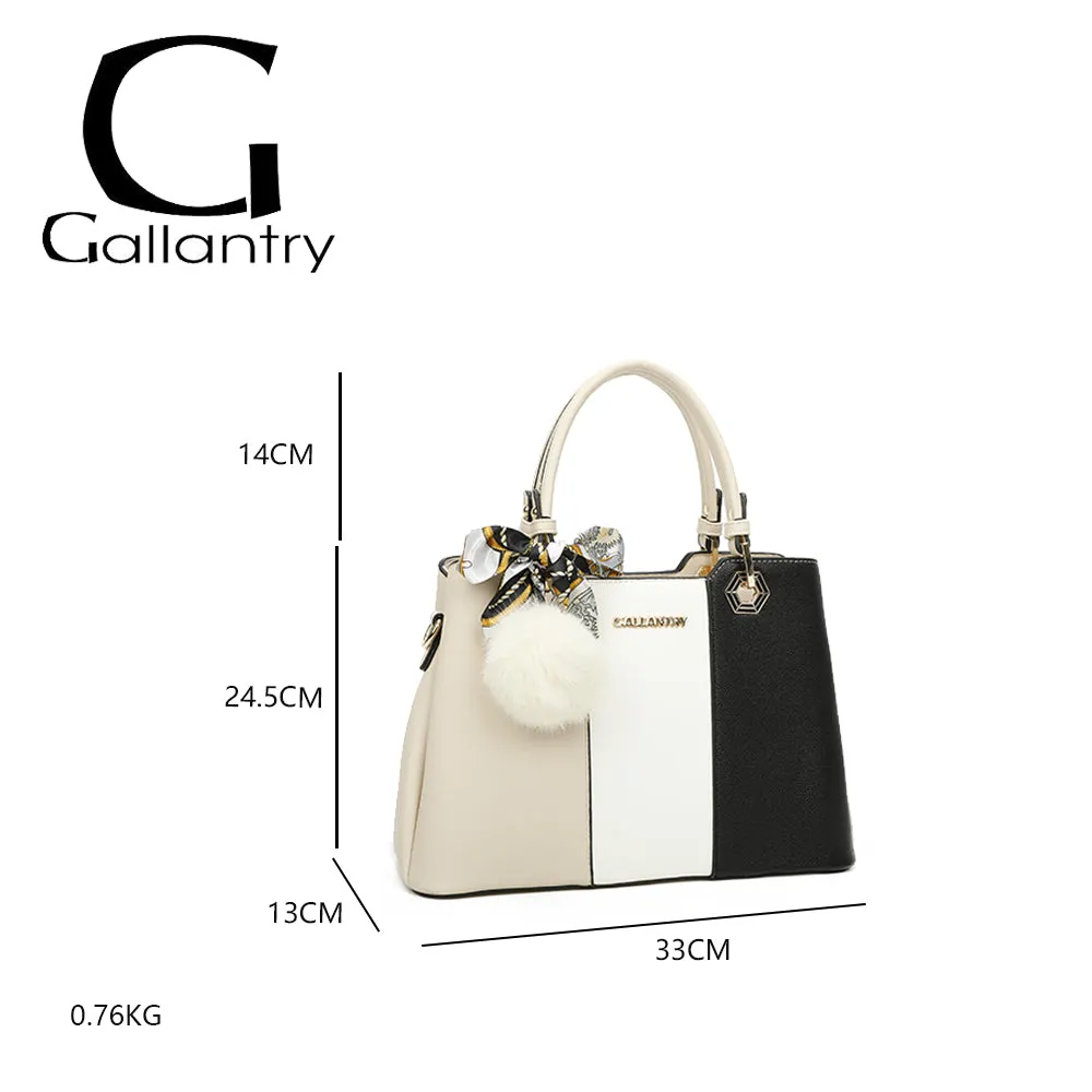 Gallantry Paris Fiora Pop sac à main vert foncé grainé