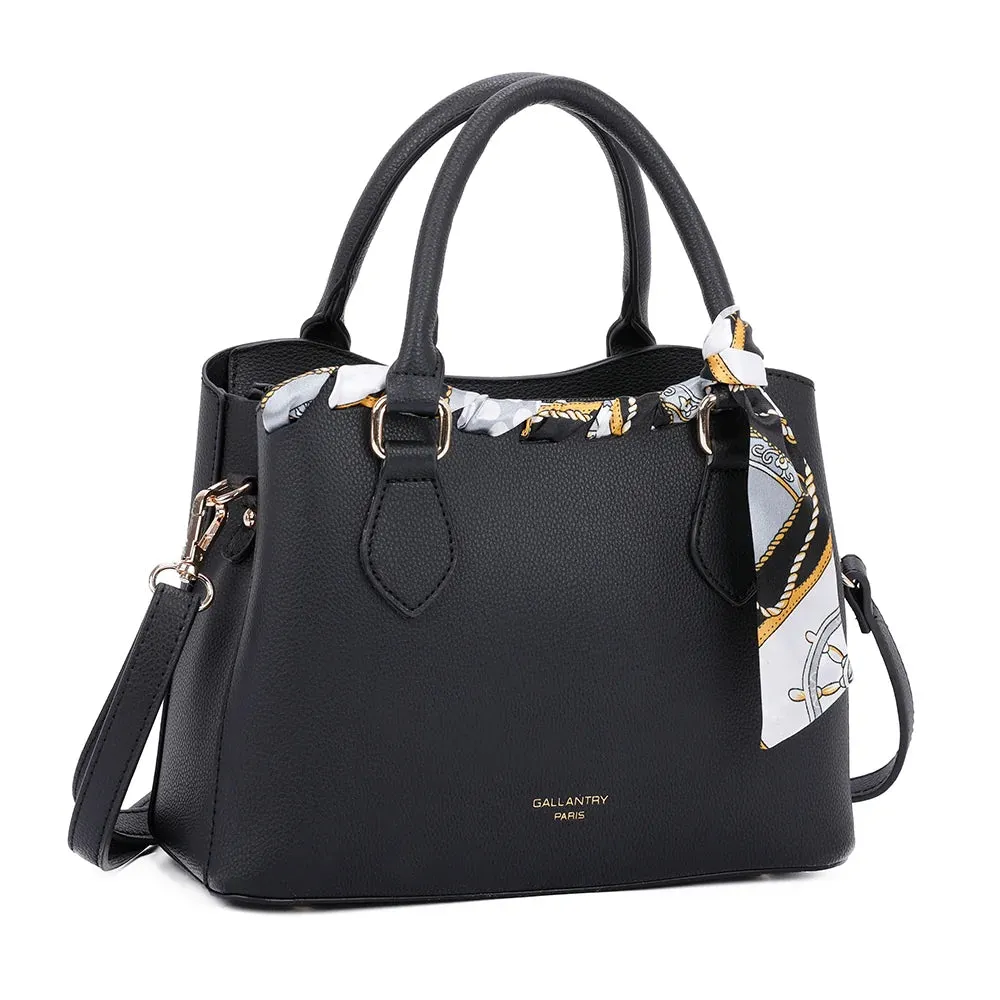 Gallantry Paris La Mystérieuse Sac main Beige foulard doré