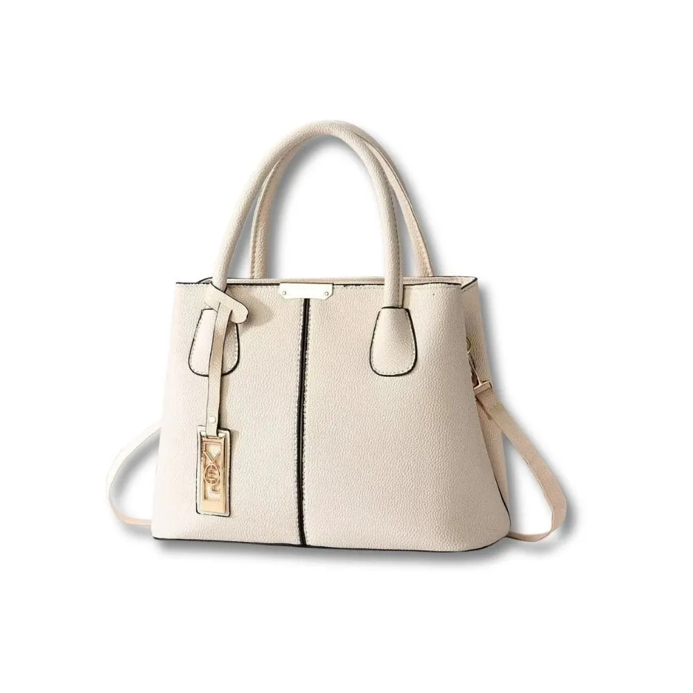 Maison Sacoches Roxane tote bag violet bandoulière amovible