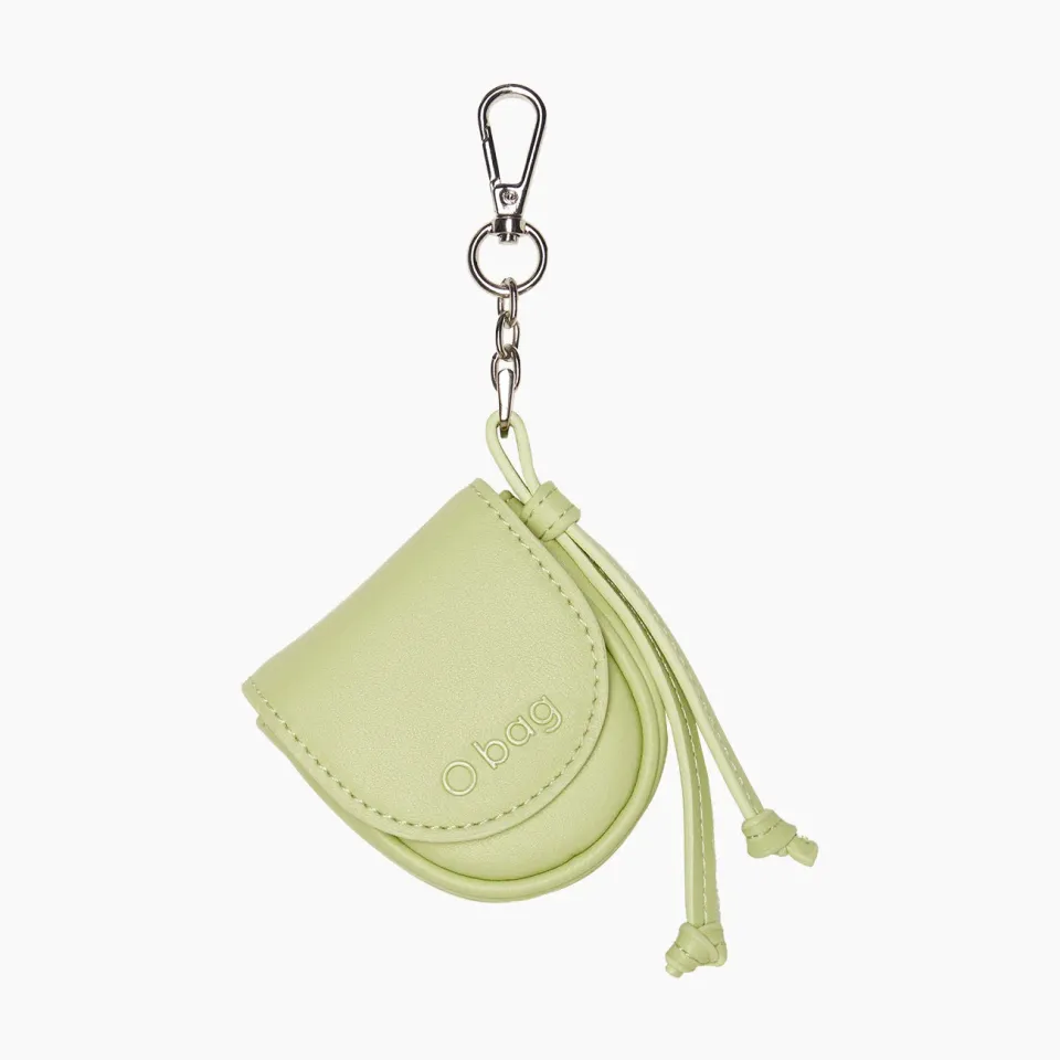 O bag Coins porte-monnaie vert sellerie
