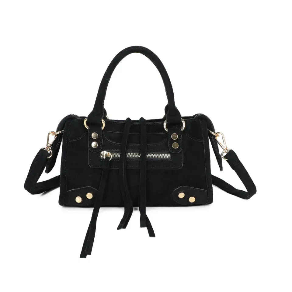 Gallantry Paris Velora sac à main noir suédine