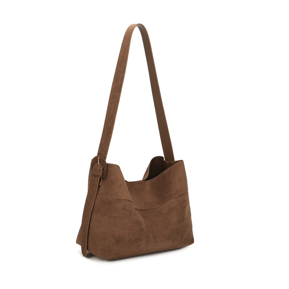Gallantry Paris Vanys sac hobo suédine noir