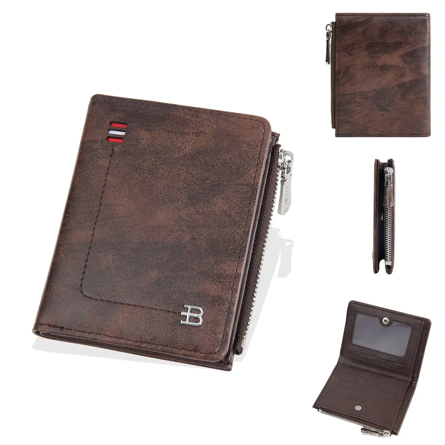 Mon Sacoche Compact portefeuille homme noir compact