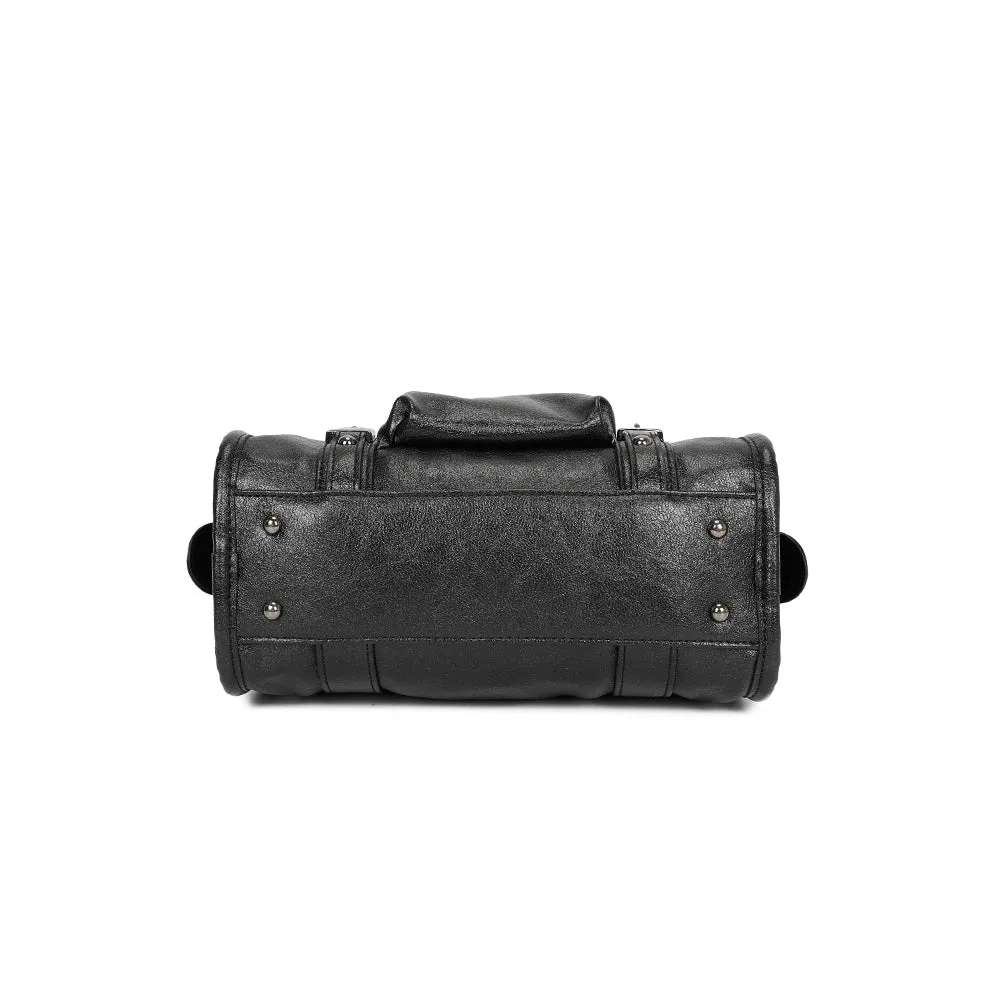 Gallantry Paris Skyla Métallique sac à main noir
