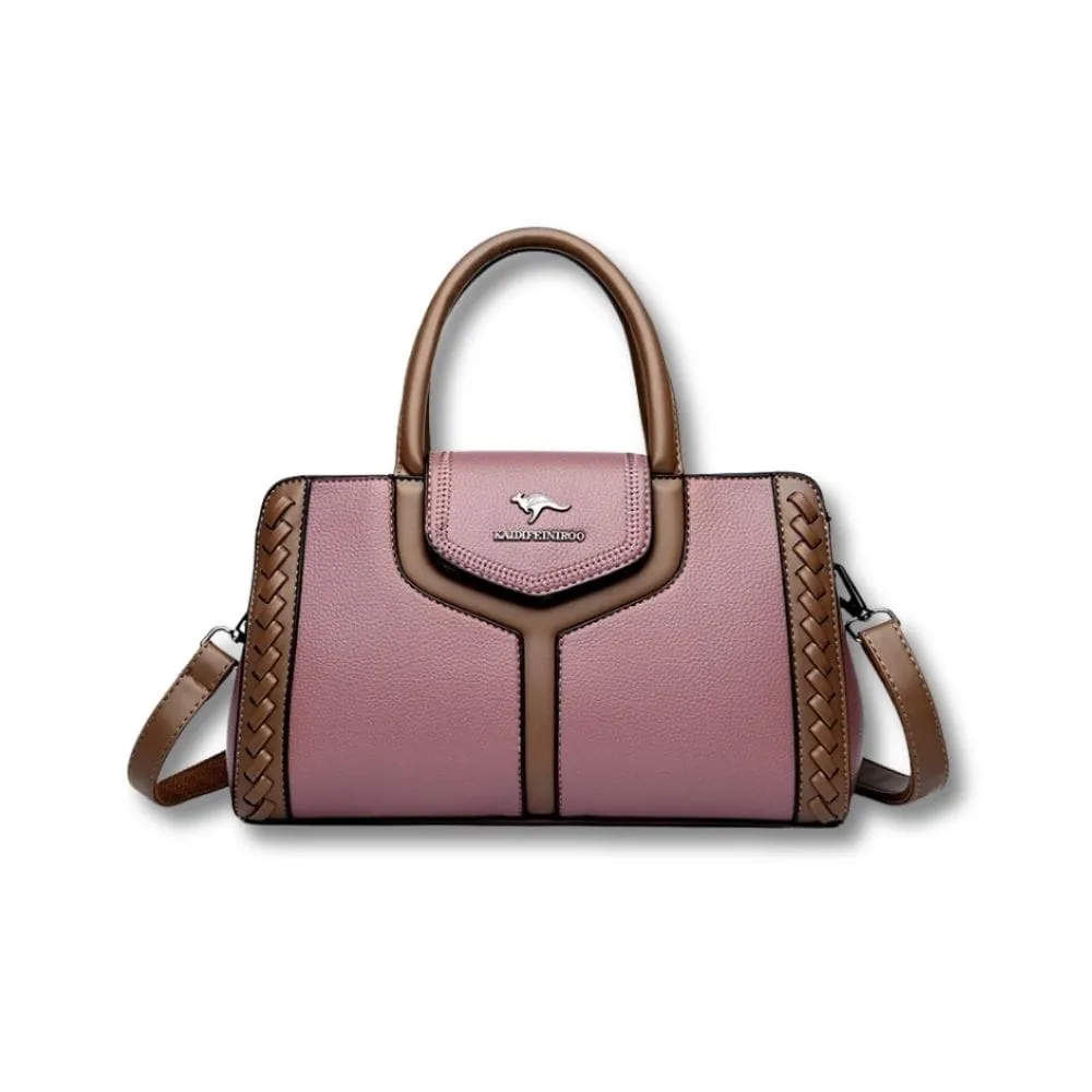 Maison Sacoches Clara sac bandoulière cuir rouge spacieux