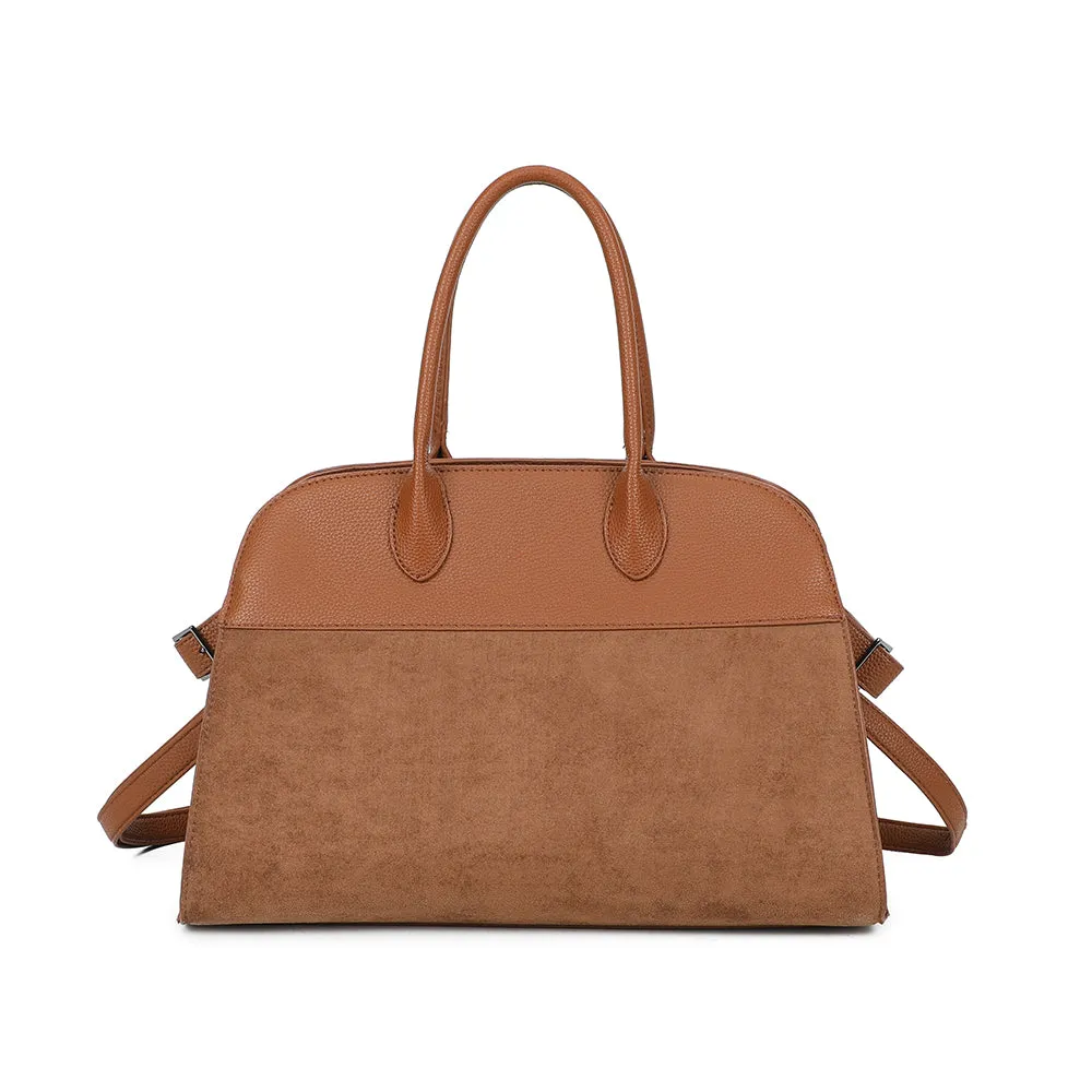 Gallantry Velna sac bandoulière marron grand grainé