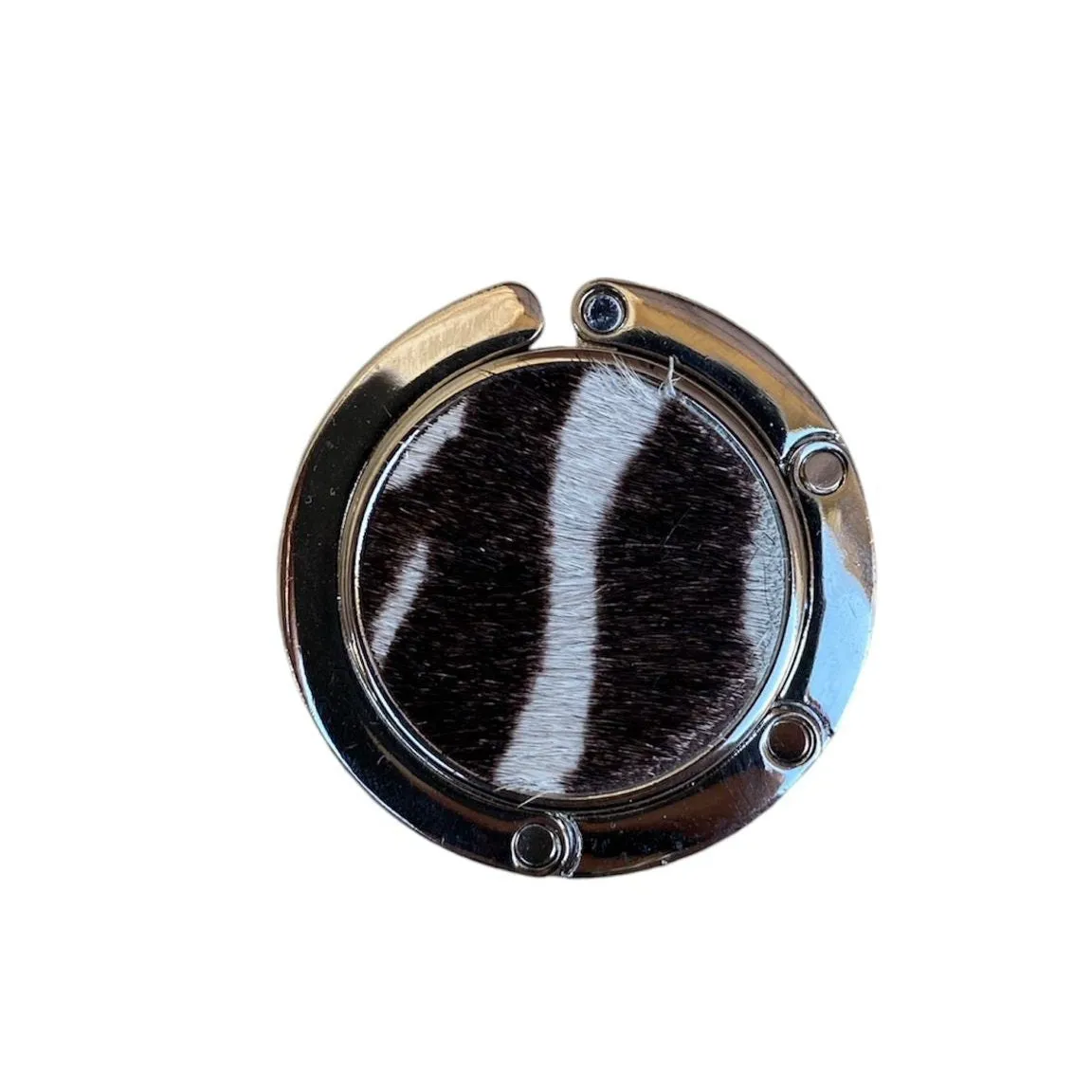 Hexagone Cuir accroche-sac cuir rond 4,3 cm