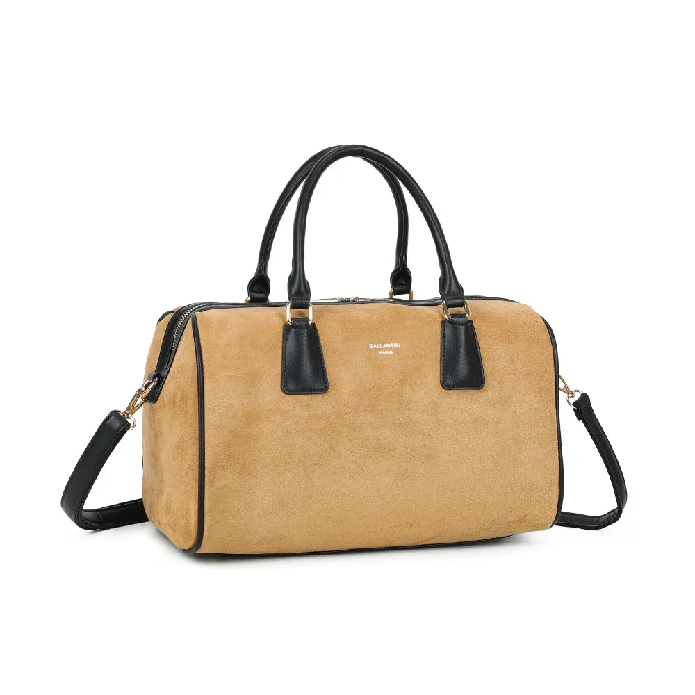 Gallantry Paris Iconic Bowler sac à main Noir suédine