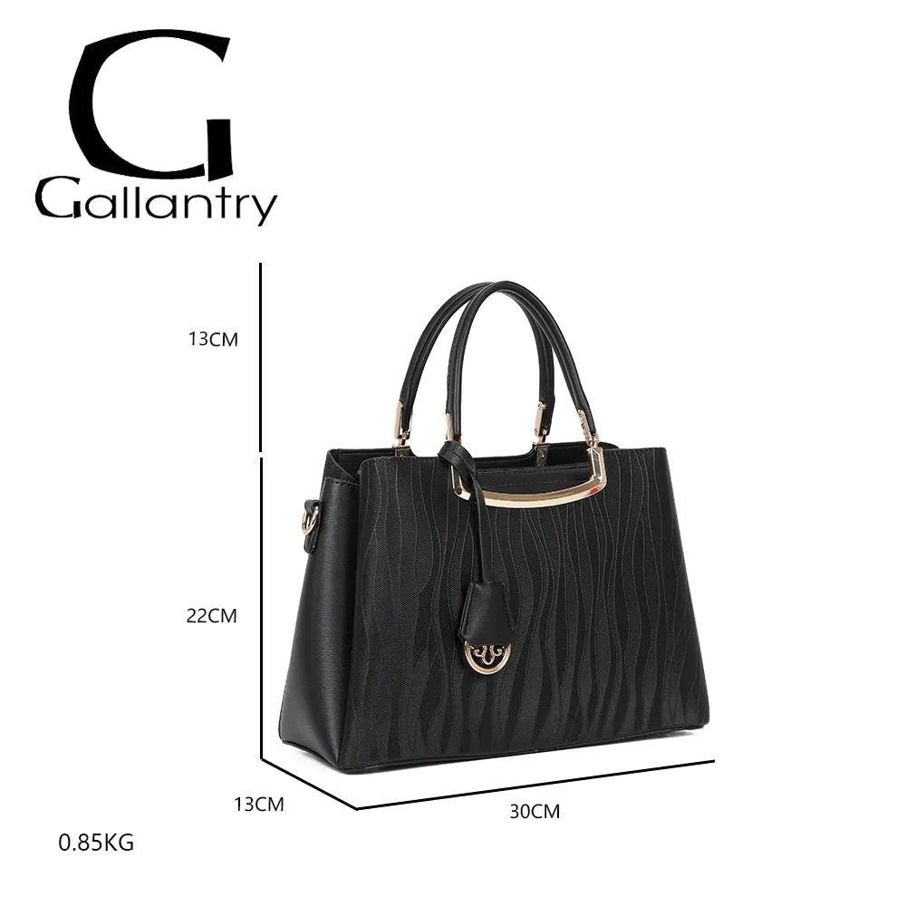 Gallantry Paris Noréline sac à main ondulé 30 cm