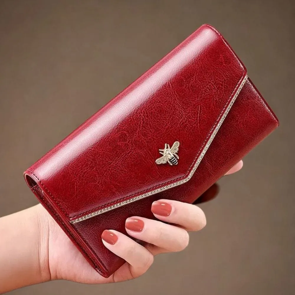 Maison Sacoches Selia porte-monnaie femme rouge cuir