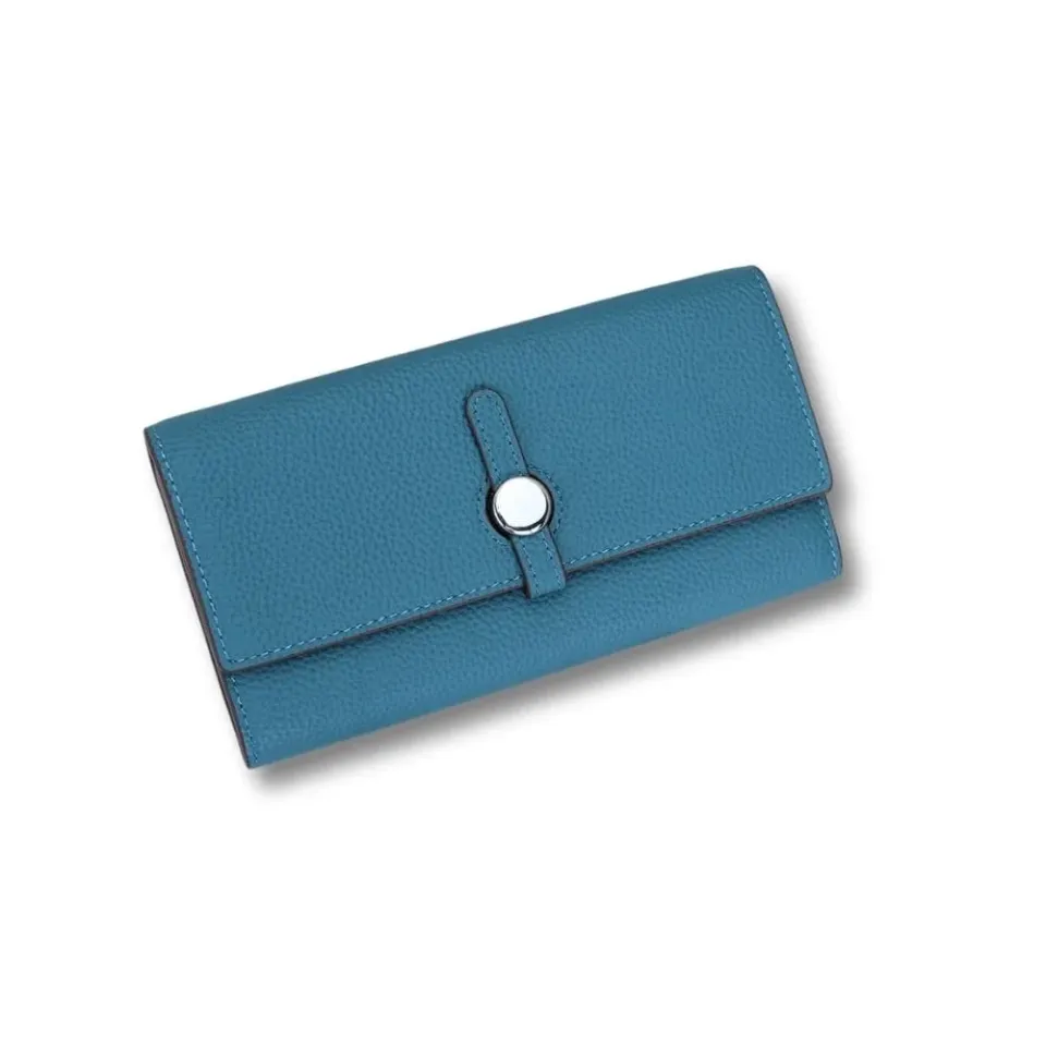 Maison Sacoches Maëlys Pochette Porte-Monnaie Noir Cuir 20 cm