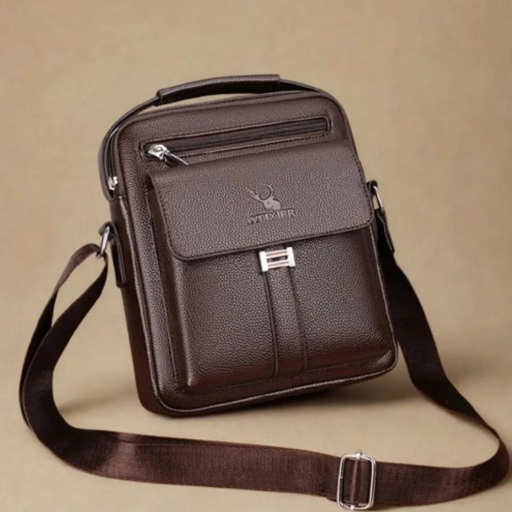 Maison Sacoches Orion sacoche homme cuir marron