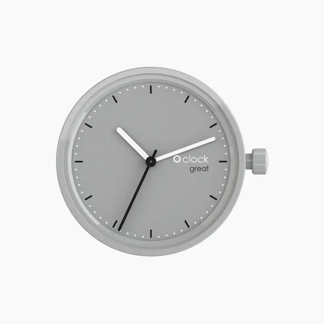 O bag O clock Great mécanisme gris tone on tone