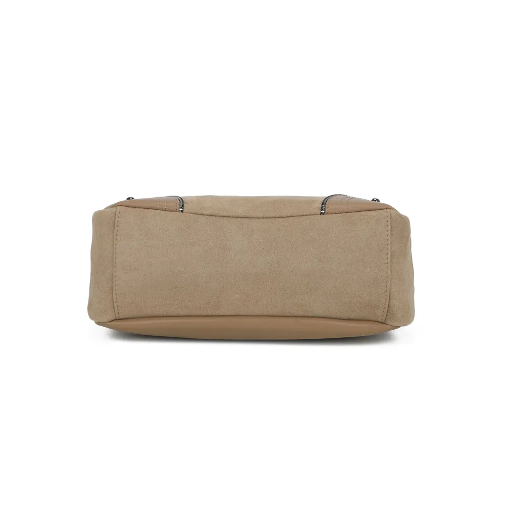 Gallantry Paris Le Songe Sac épaule D.Taupe effet suédé