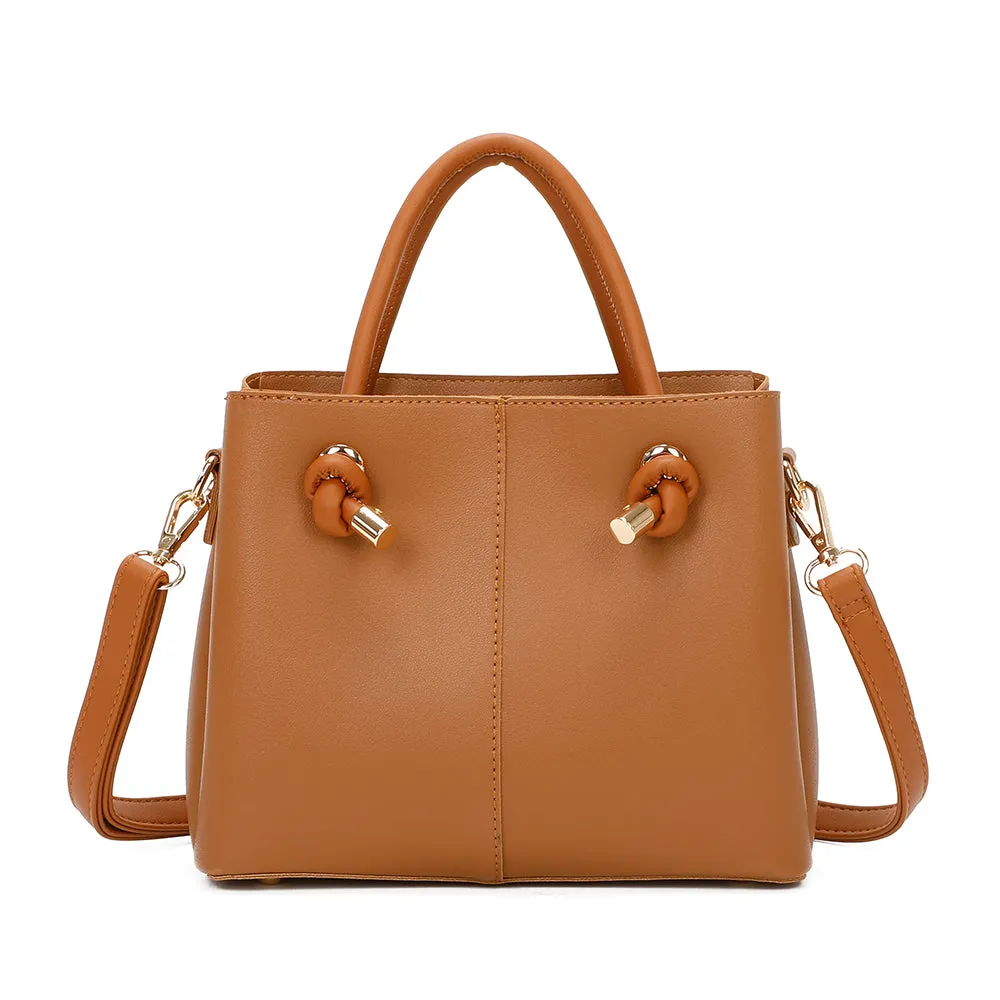 Gallantry Paris Le Ambre sac à main marron bandoulière amovible