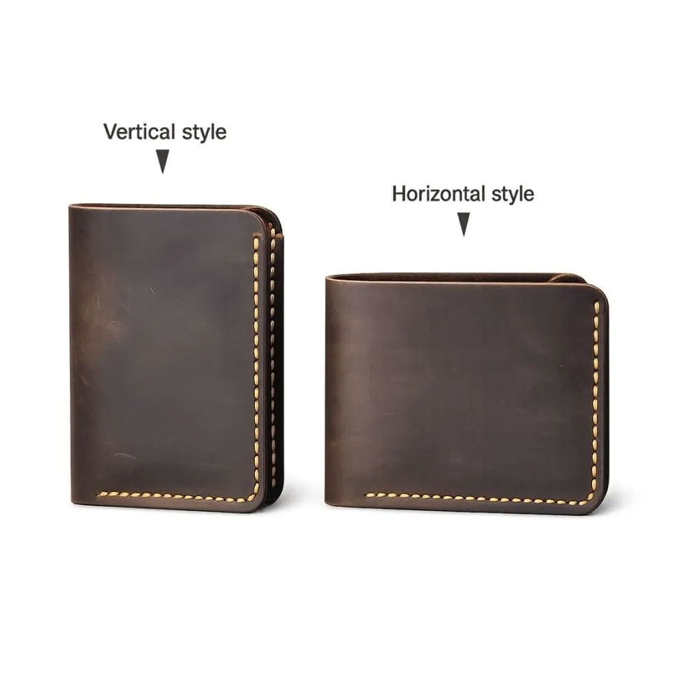 Maison Sacoches Nox Porte Carte Cuir Homme Noir Vertical