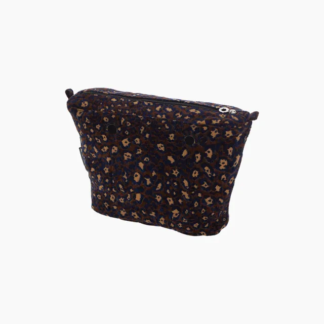 O bag Mini sac intérieur jacquard léopard