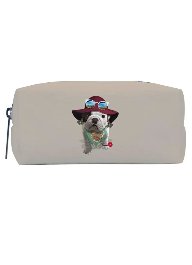 Téo Jasmin Boho Beige trousse rectangulaire 18 cm