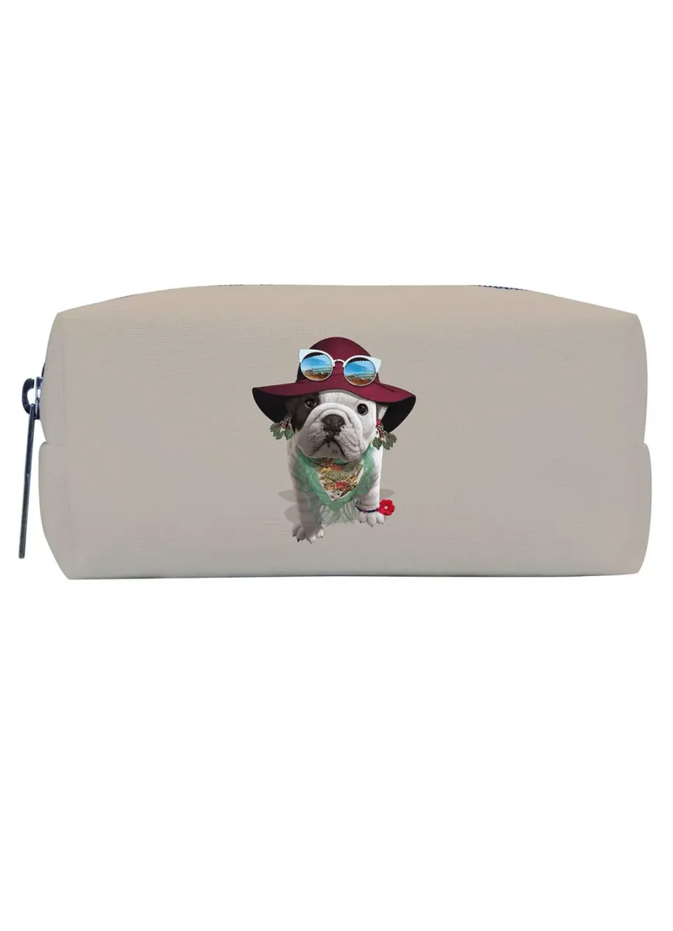Téo Jasmin Boho Beige trousse rectangulaire 18 cm