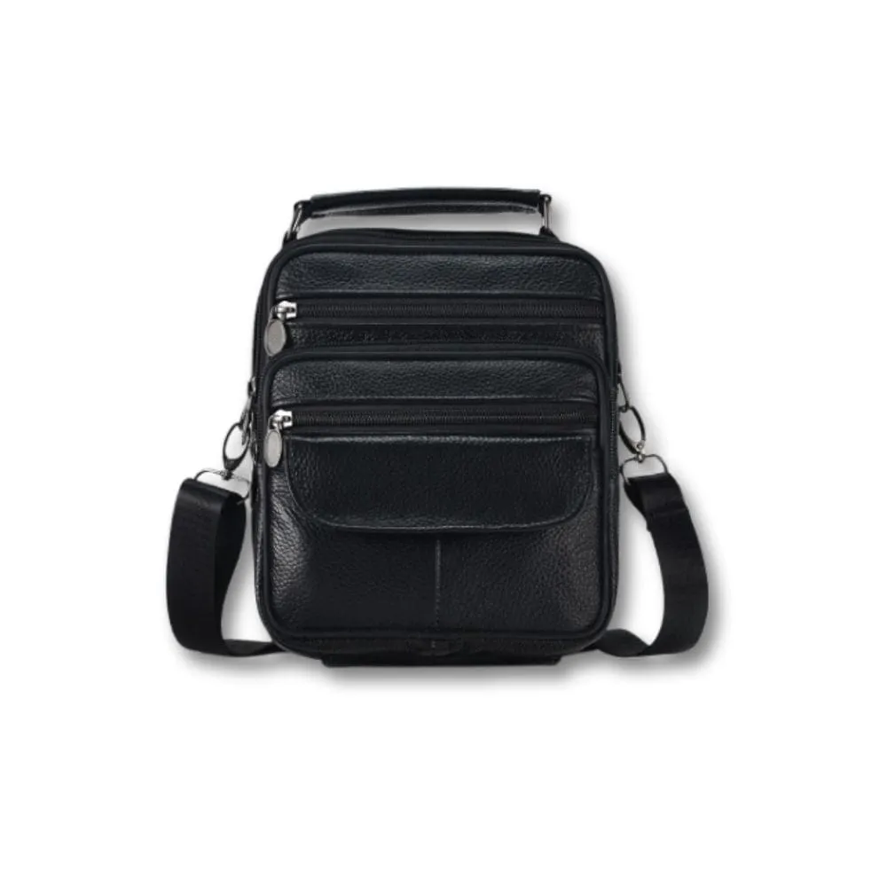 Maison Sacoches Lyos sacoche homme cuir noir