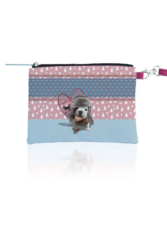 Téo Jasmin Teo Montreal Gris Lune trousse plate polyester