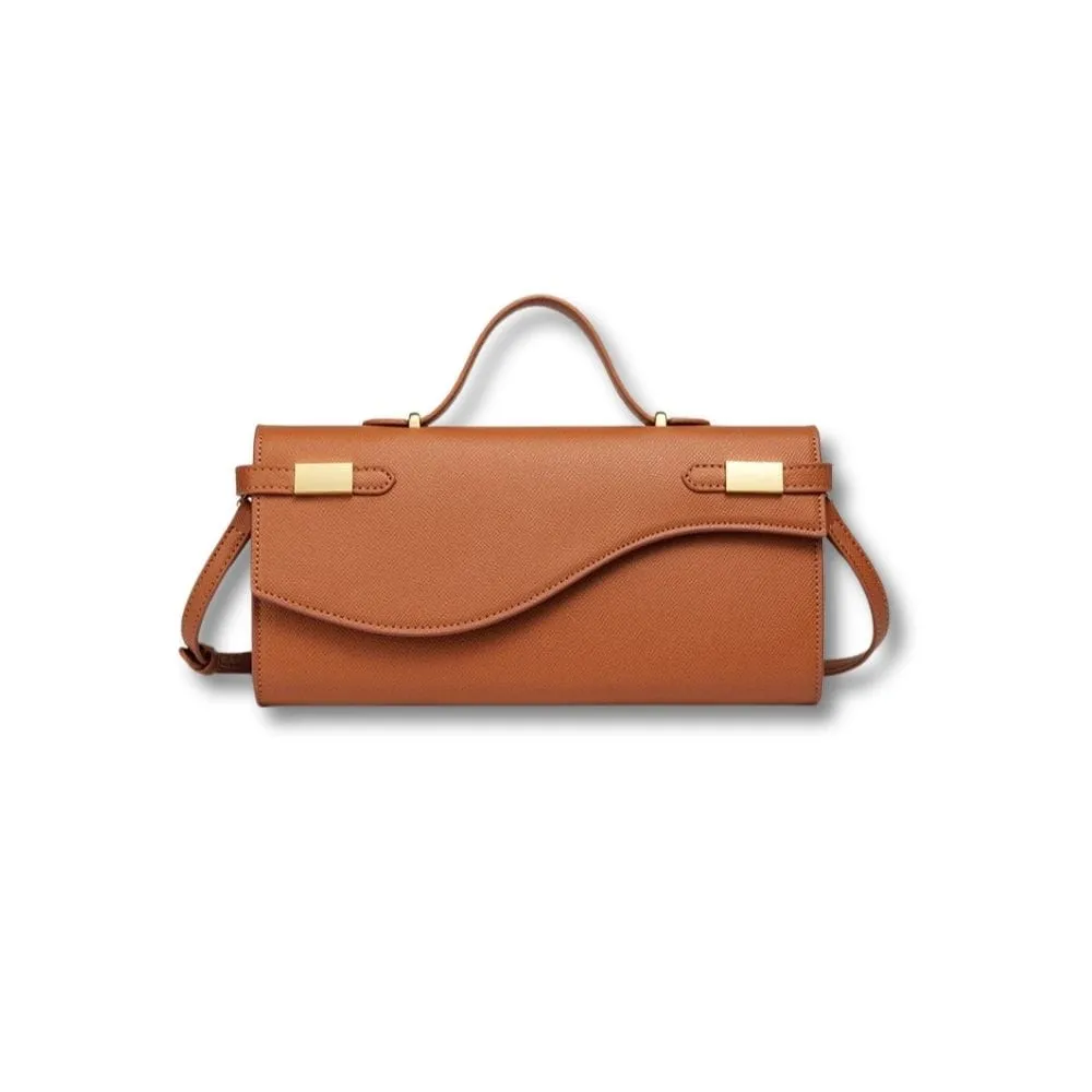 Maison Sacoches Cassandre pochette bourgogne vintage