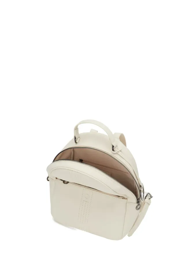 O bag Thuile mini sac à dos tissu gommé beurre