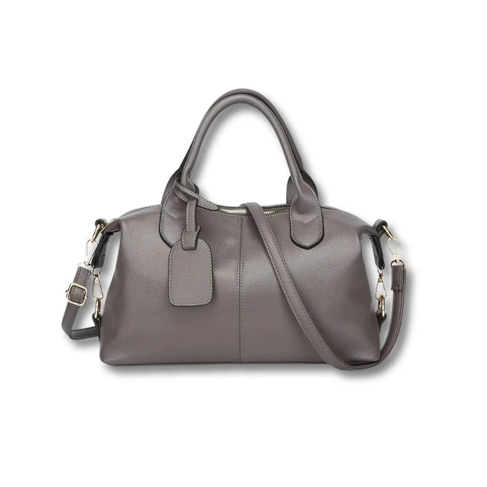 Maison Sacoches Amélie sac main noir cuir souple