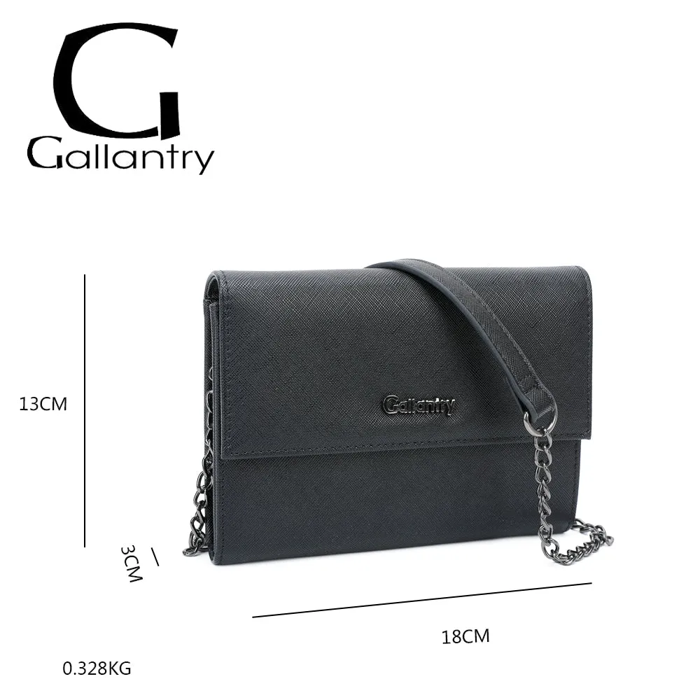 Gallantry Paris Lina Pochette Bandoulière Noir Chaîne