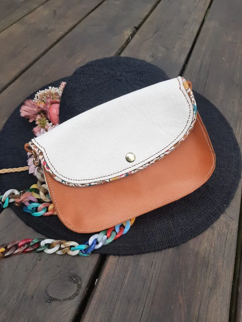 Atelier Anne R Twist petit sac cuir véritable chaîne