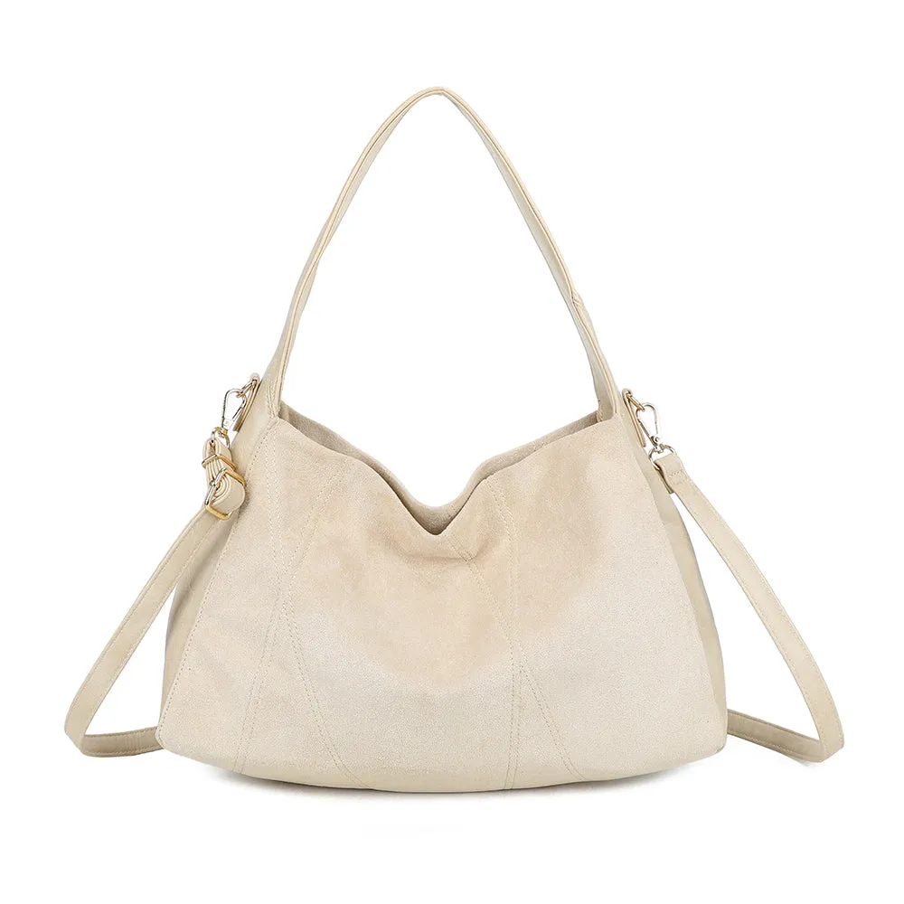Gallantry Milano sac à main marron suédée hobo