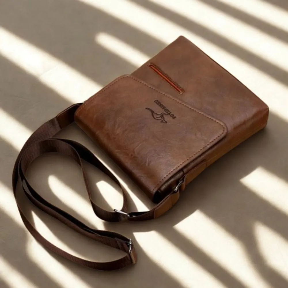 Maison Sacoches Aris sacoche homme marron cuir PU