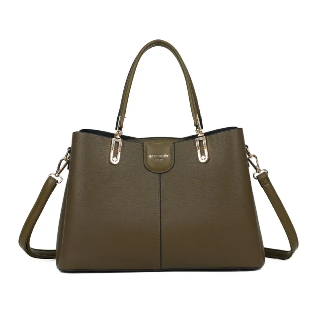 Gallantry Paris Le Zelya sac cabas taupe foncé 3 compartiments