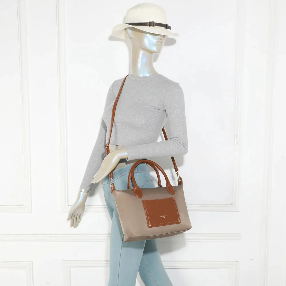 Gallantry Paris Le Cassien sac à main taupe toile