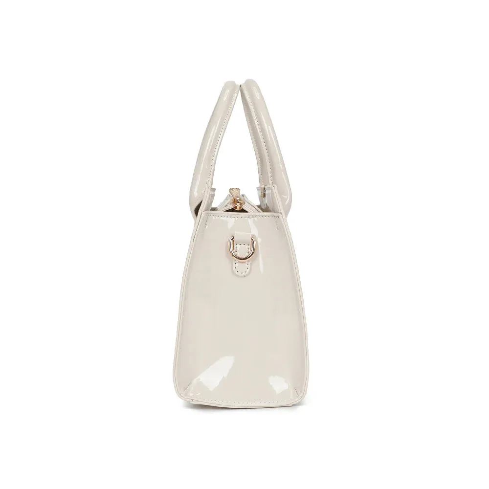 Gallantry Stella sac à main noir verni embossé