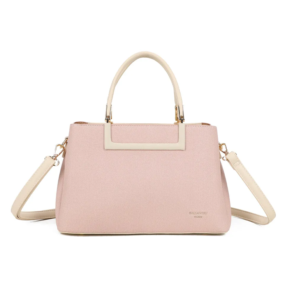 Gallantry Paris Cambridge sac à main toile beige