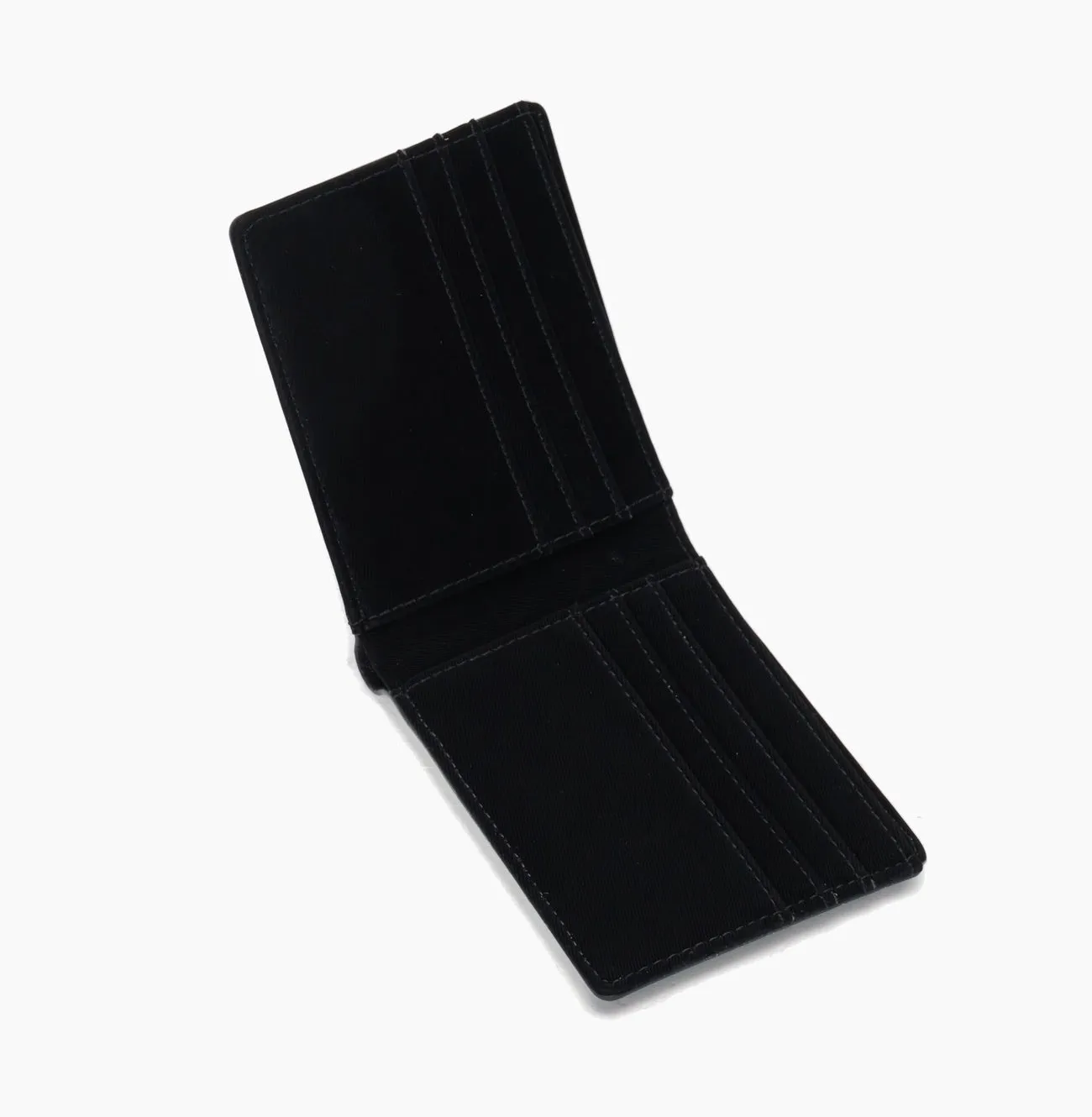 O bag Agrifoglio portefeuille homme noir gommé