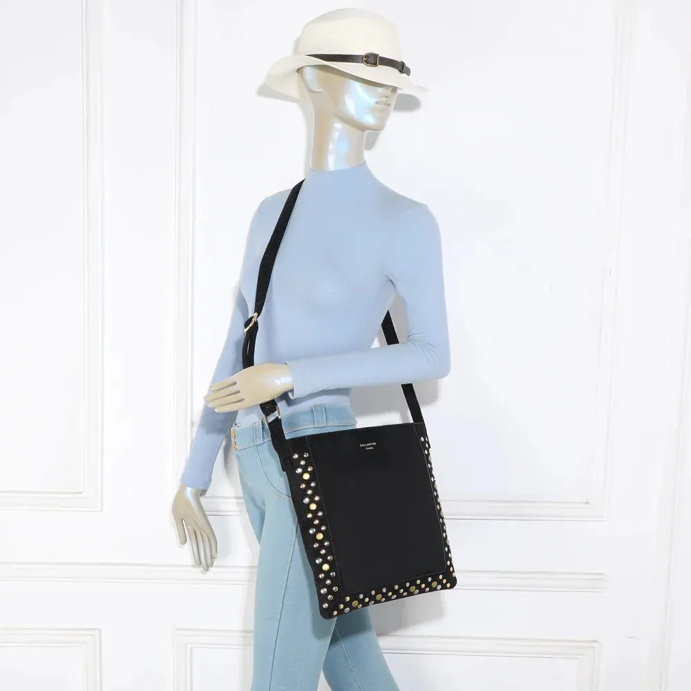 Gallantry Velia sac bandoulière noir à clous