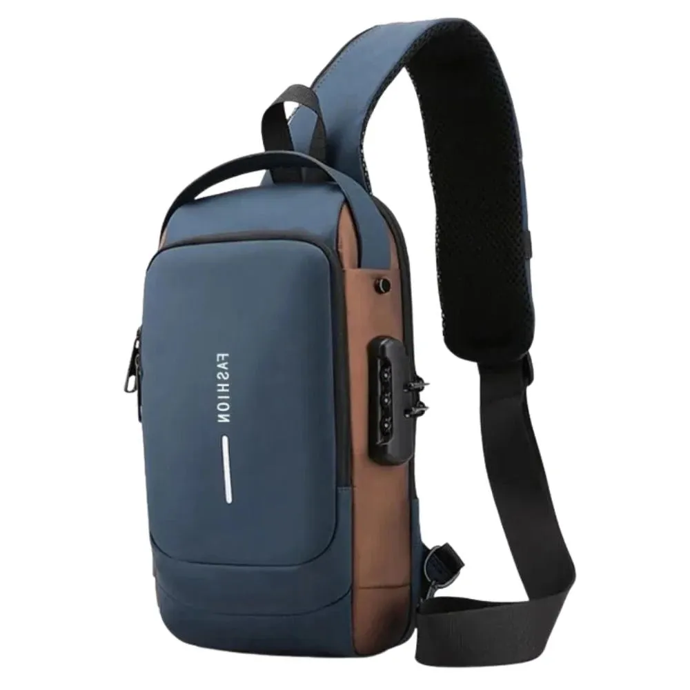 Mon Sacoche sacoche homme anti-pickpocket USB compacte