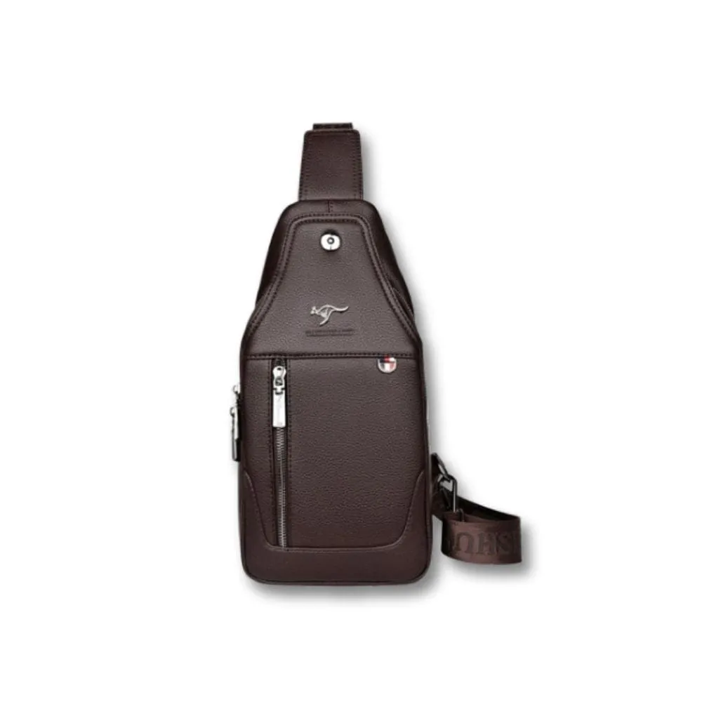 Maison Sacoches Eron sacoche homme marron bandoulière