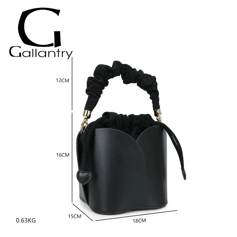 Gallantry Paris La Nuvia sac seau bordeaux pétales