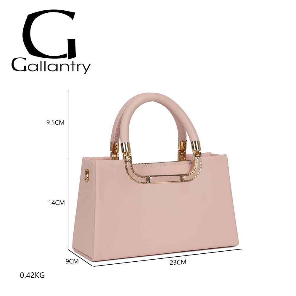 Gallantry Paris La Prima sac à main rose rigide