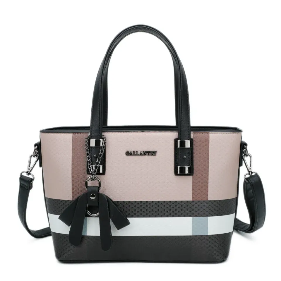 Gallantry Paris Contrast Pop sac à main taupe marron bicolore