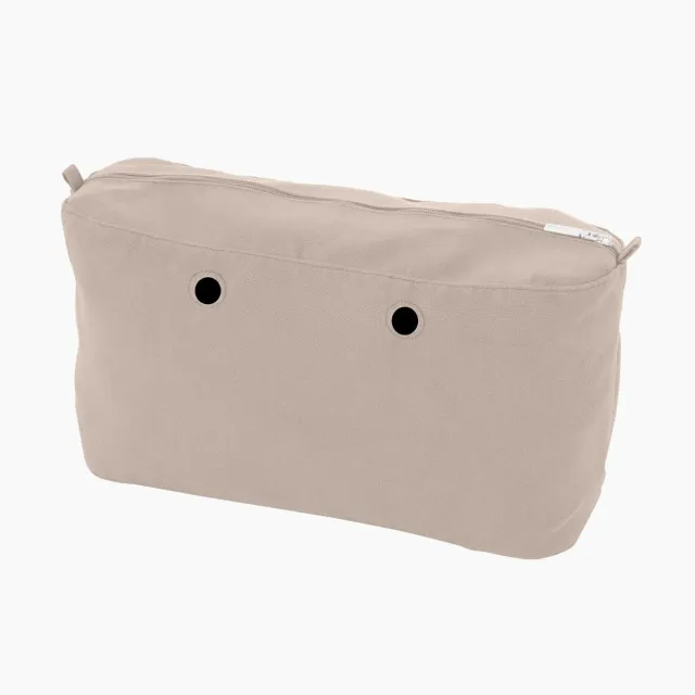 O bag Beach sac intérieur zip naturel