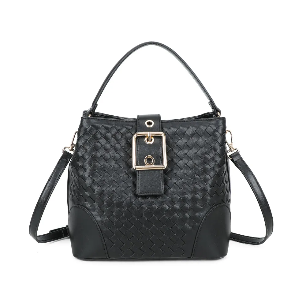 Gallantry Paris Bellevue sac à main beige effet tressé