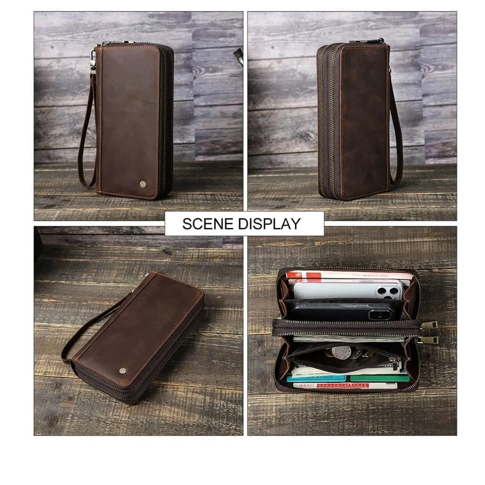 Maison Sacoches Arel pochette téléphone cuir vintage