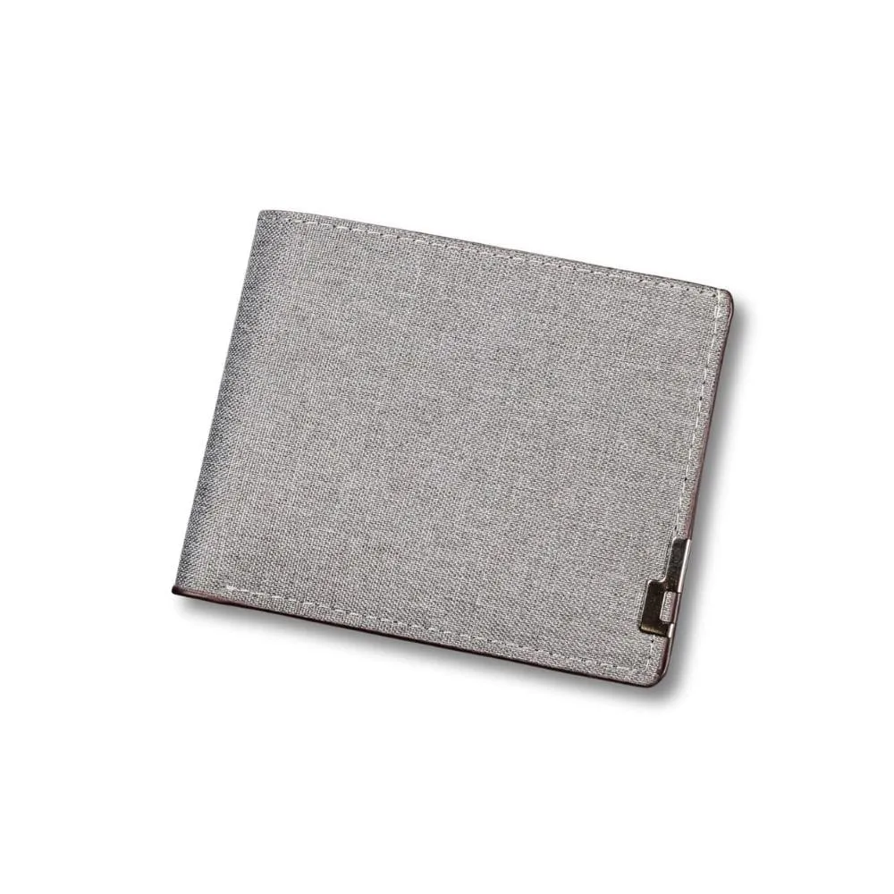 Maison Sacoches Valtor Porte Monnaie tissu gris léger